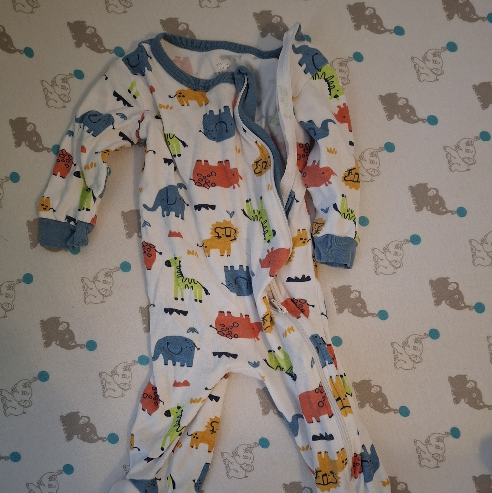 Koala Baby 9 month onesie white with colors